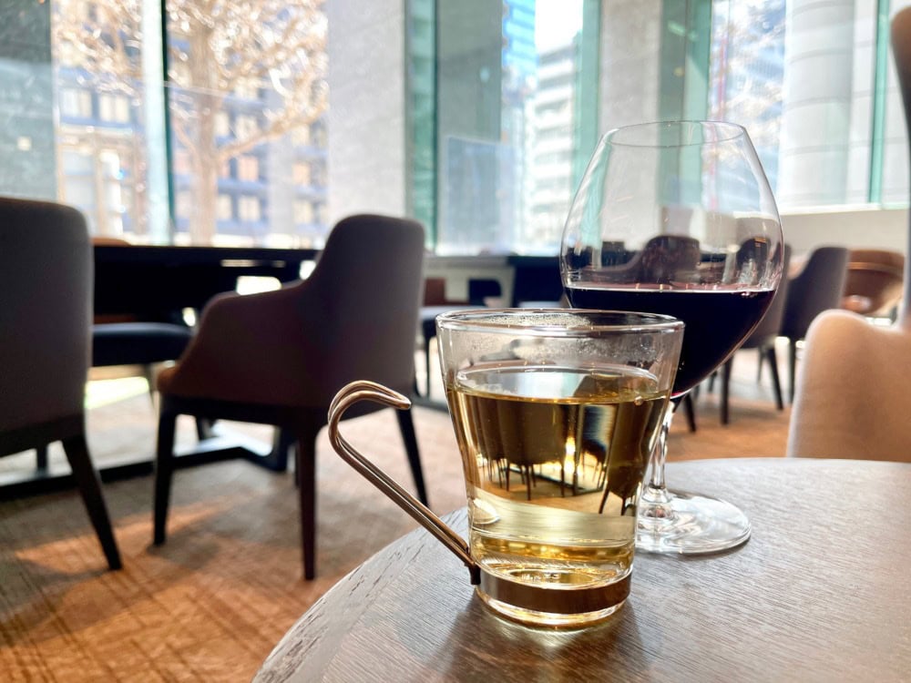 ACホテル銀座宿泊記・朝食レストラン・ACキッチン・赤ワインと梅酒