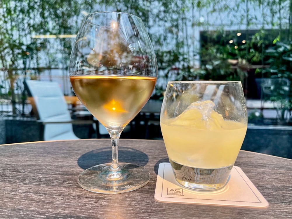 ACホテル銀座宿泊記・朝食レストラン・ACキッチン・デザート・みかん酒