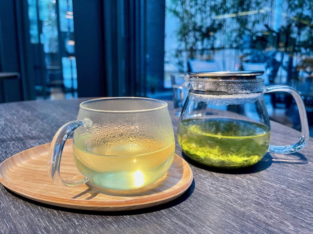 ACホテル銀座宿泊記・朝食レストラン・ACキッチン・デザート・狭山茶