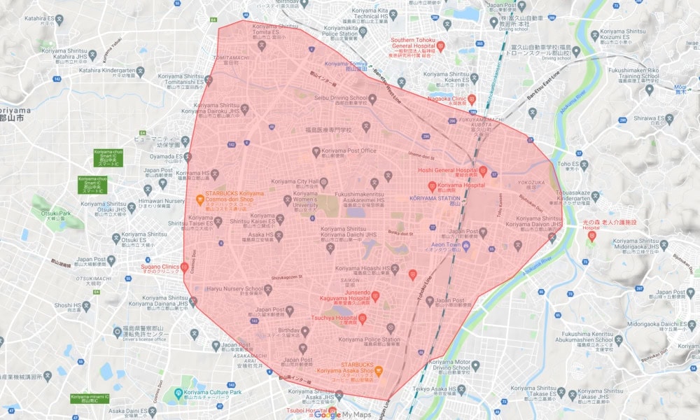 Ubereats福島県福島市