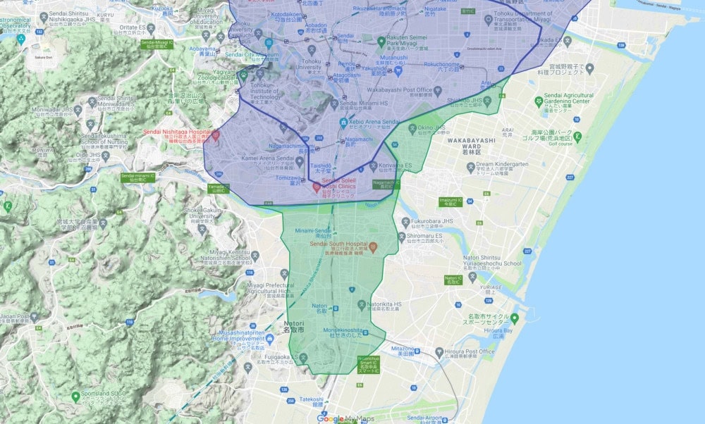 宮城県仙台市若林区