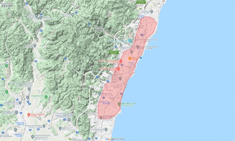 Ubereats茨城県日立市