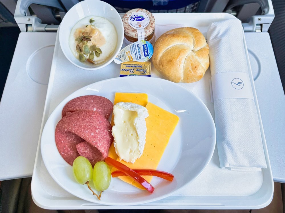 ルフトハンザ航空・ビジネスクラス・機内食