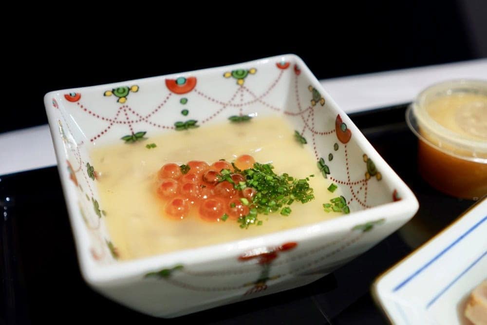 ANAフランクフルト-東京搭乗記・NH204便・茶碗蒸し