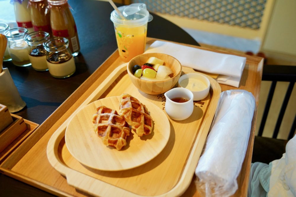 リッツカールトン日光朝食・子供用・クロワッサンワッフル