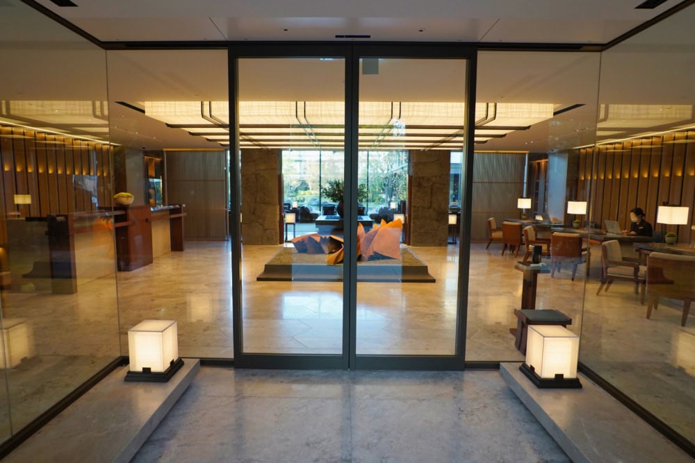 HOTEL THE MITSUI KYOTO宿泊記・レセプション
