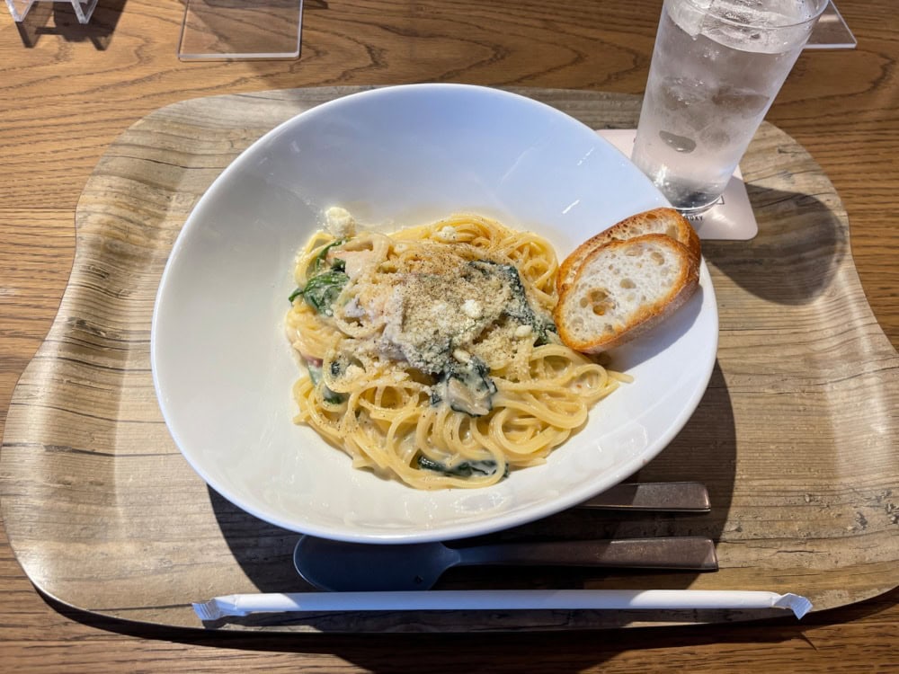 モクシー京都二条・宿泊記・ランチパスタ