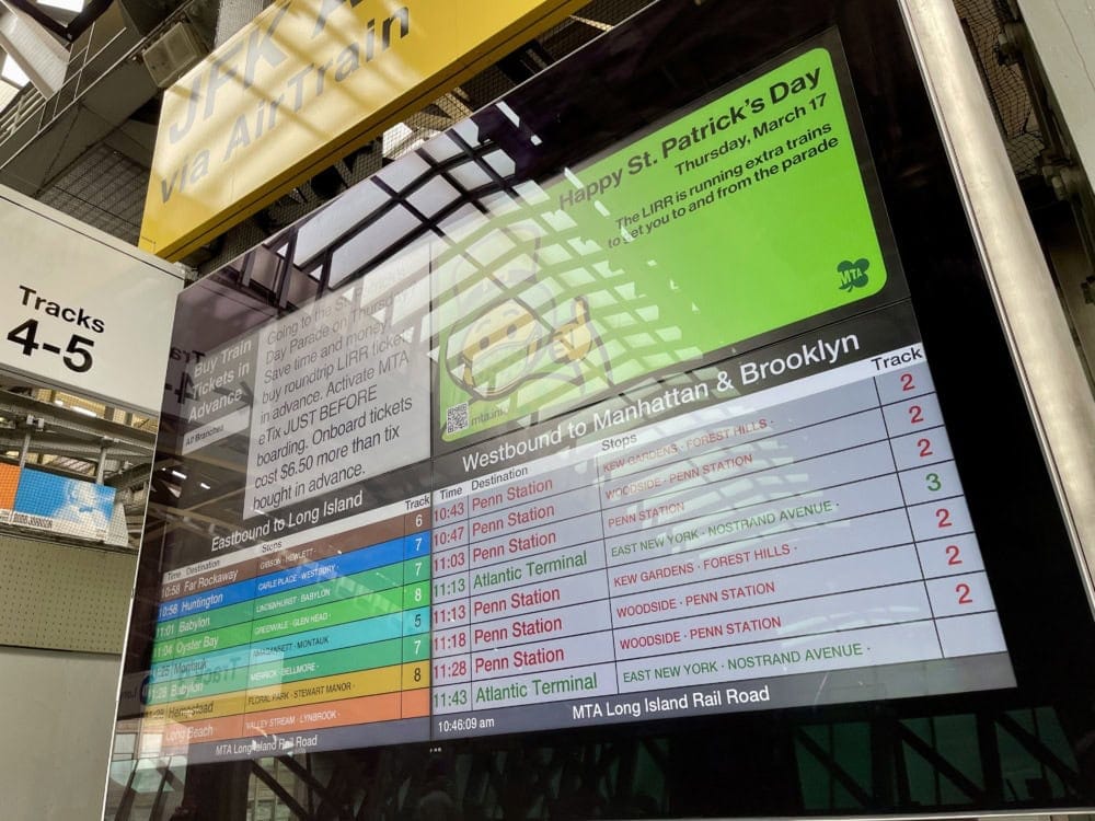 JFK空港の乗り方・ジャマイカ駅/ロングアイランドレイルロードの乗り方・駅構内3