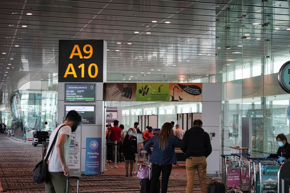 シンガポール航空スイート搭乗記・搭乗口A9