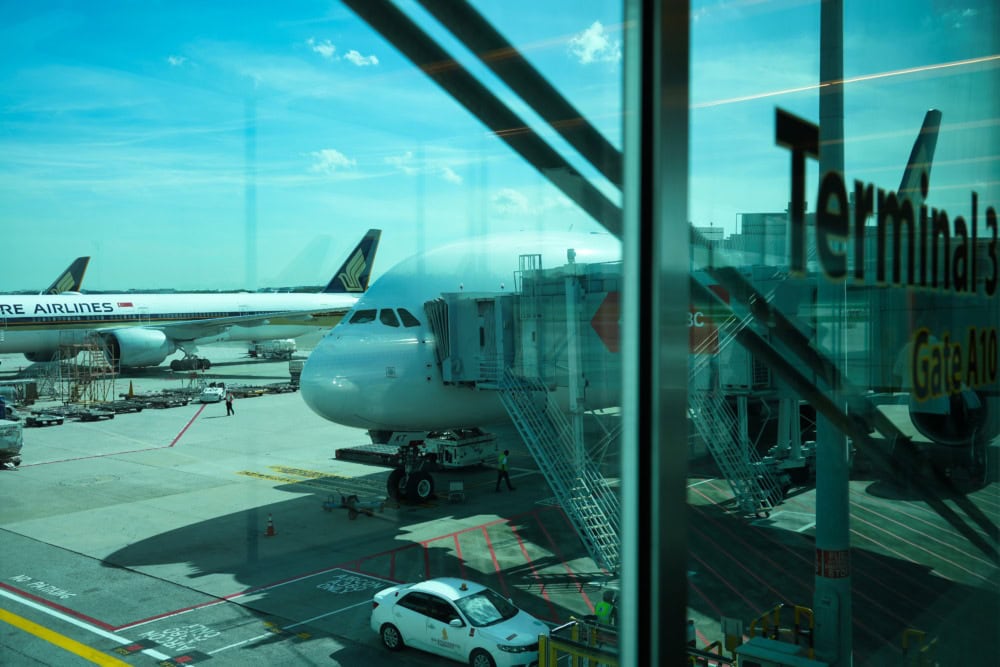 シンガポール航空スイート搭乗記・飛行機