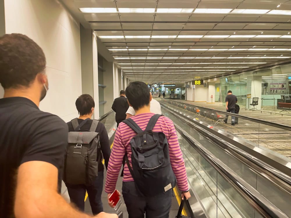 シンガポール航空ビジネスクラス搭乗記・チャンギ空港