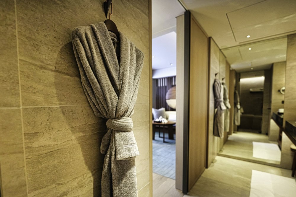 HOTEL THE MITSUI KYOTO宿泊記・ウェットエリア全景を反対から