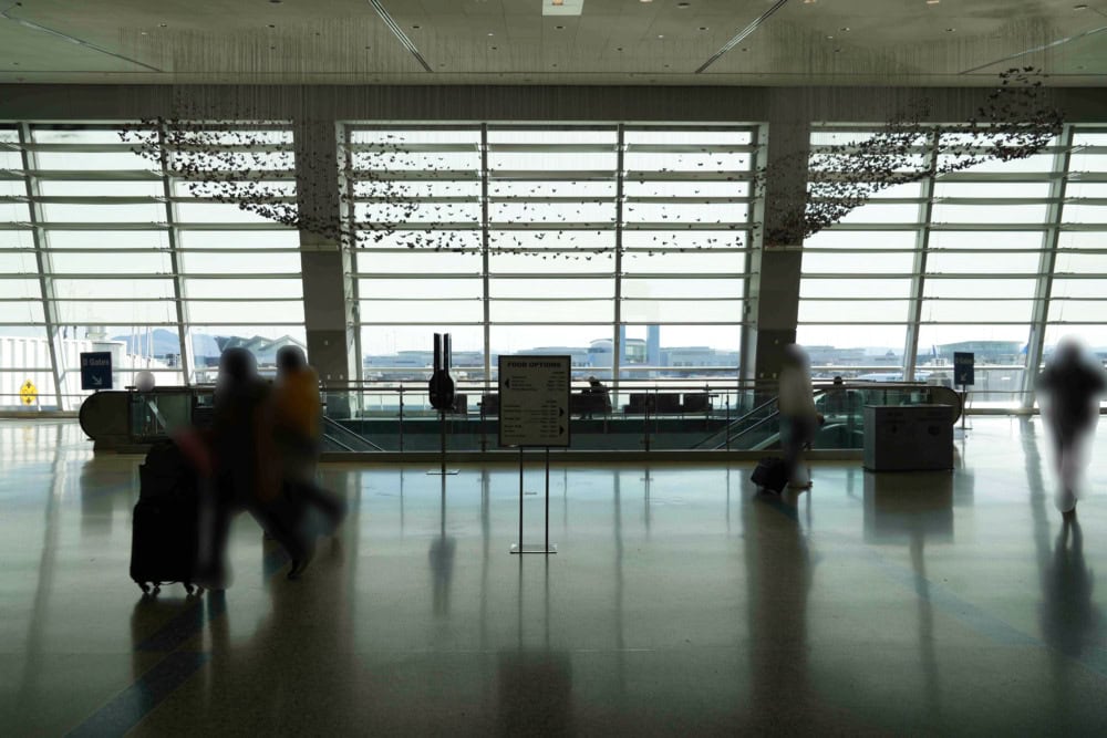 ユナイテッド航空搭乗記・ラスベガス発サンフランシスコ行き・制限エリア