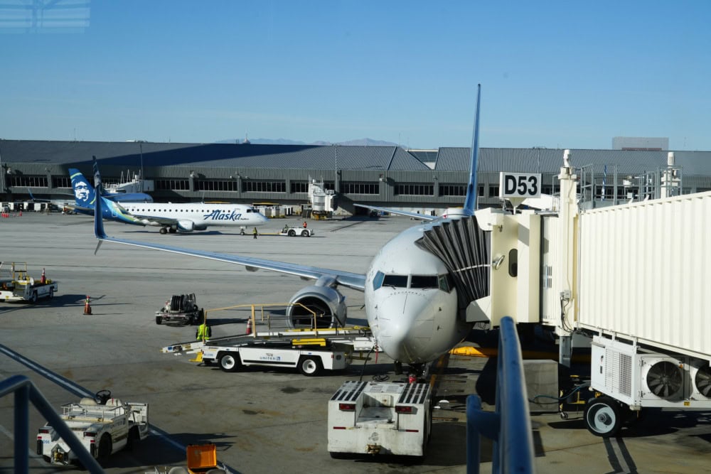 ユナイテッド航空ラスベガス〜サンフランシスコ搭乗記・飛行機