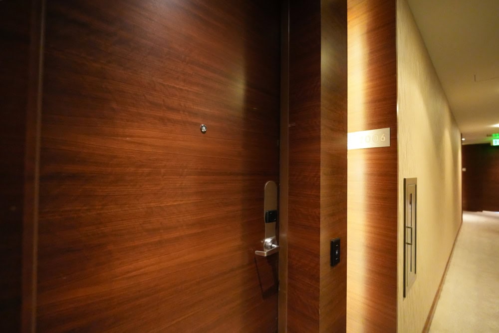 セントレジス・サンフランシスコ宿泊記・グランドデラックス・玄関ドア