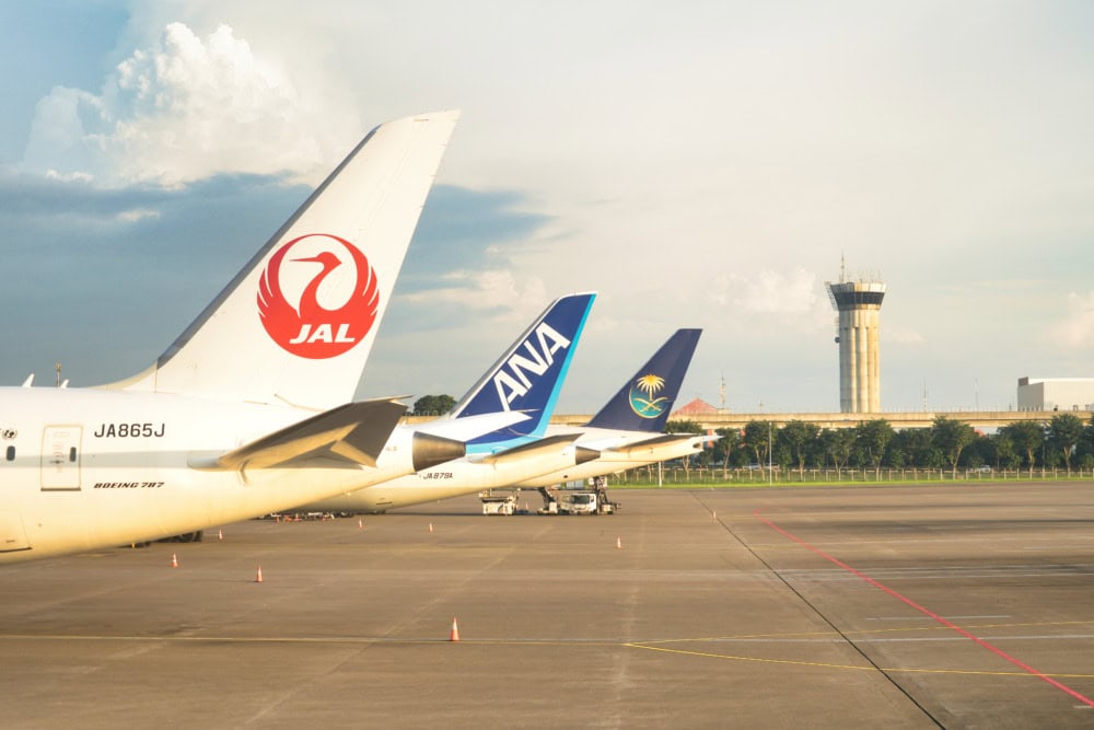 ガルーダインドネシア航空ビジネスクラス搭乗記・ジャカルタスカルノハッタ国際空港・駐機場