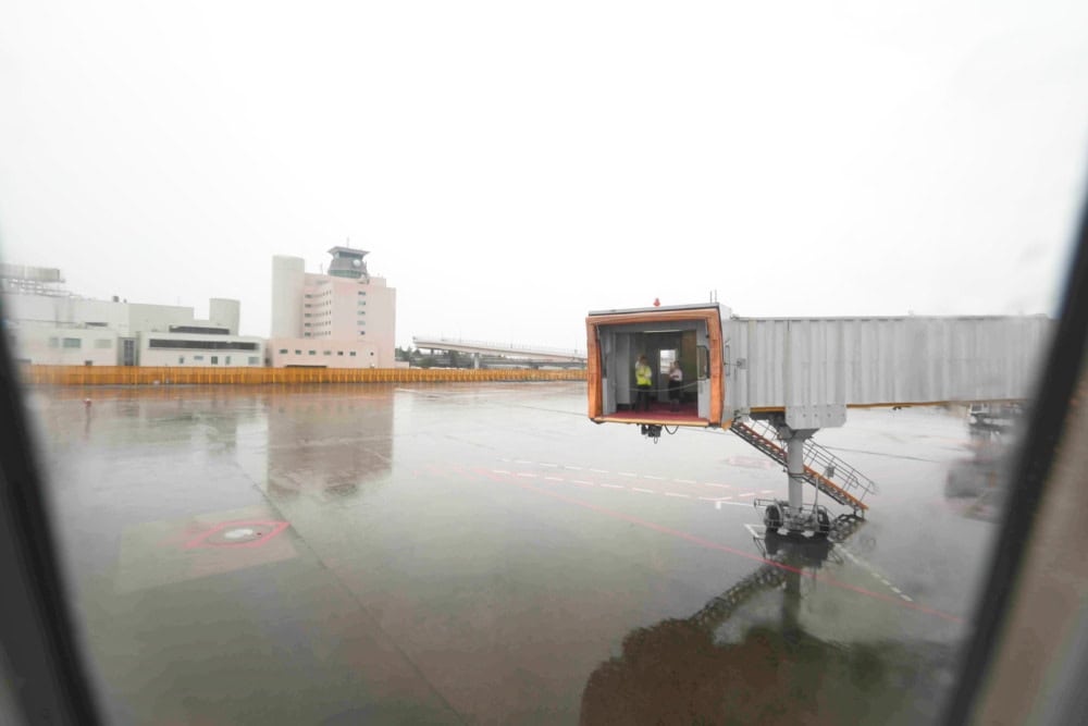 エティハド航空ビジネスクラス搭乗記・成田国際空港・離陸