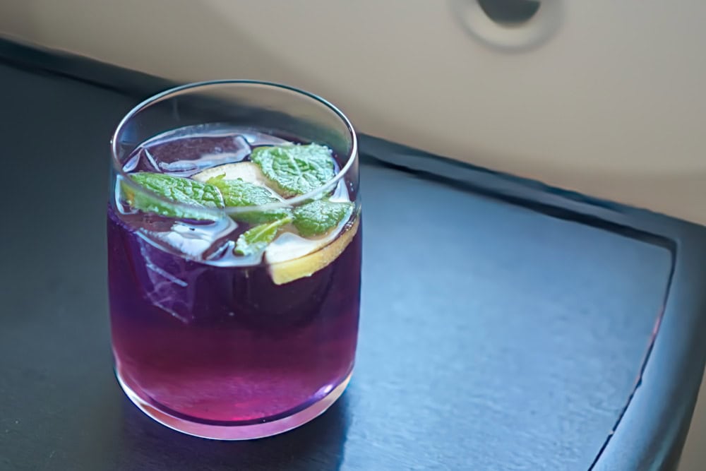 エティハド航空ビジネスクラス搭乗記・ファーストドリンク・