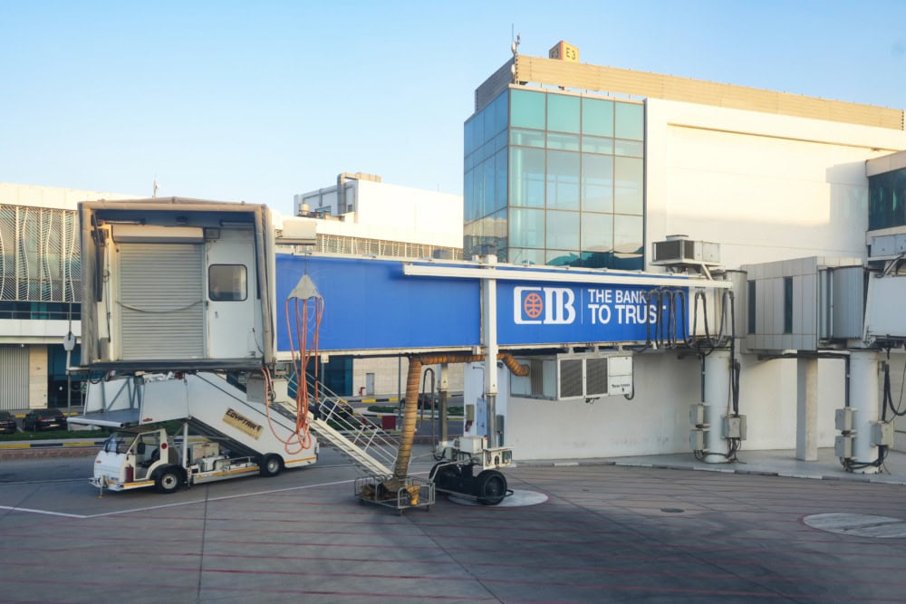 エティハド航空ビジネスクラス搭乗記・カイロ国際空港に到着