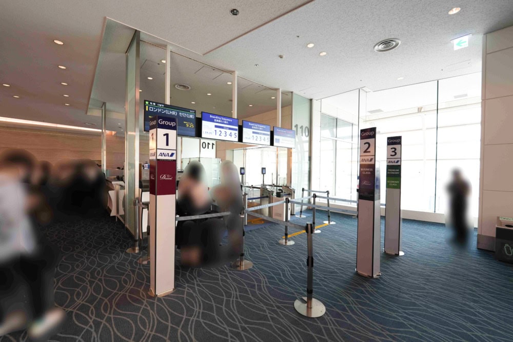 ANAビジネスクラス「THE ROOM」搭乗記・羽田空港第3ターミナル・110番搭乗口