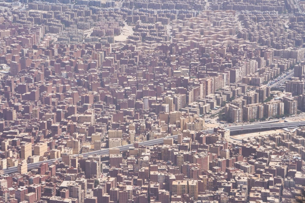エティハド航空ビジネスクラス搭乗記・カイロの風景