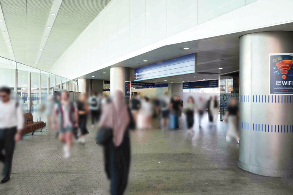 パディントン駅で地下鉄に乗り換え