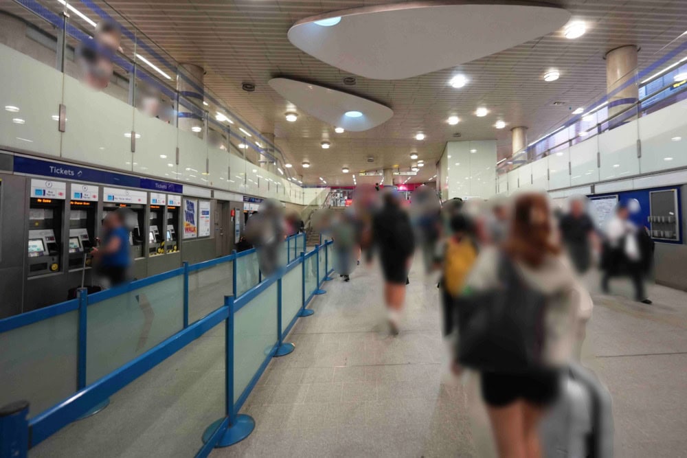 セントパンクラス駅からホテルへ