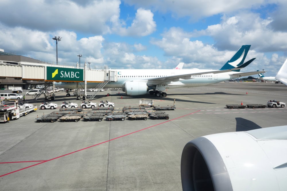 JALグアム線搭乗レポート・機窓からの風景