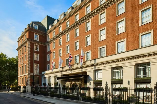 ロンドン・マリオットホテル・グロブナースクエア宿泊記・建物外観