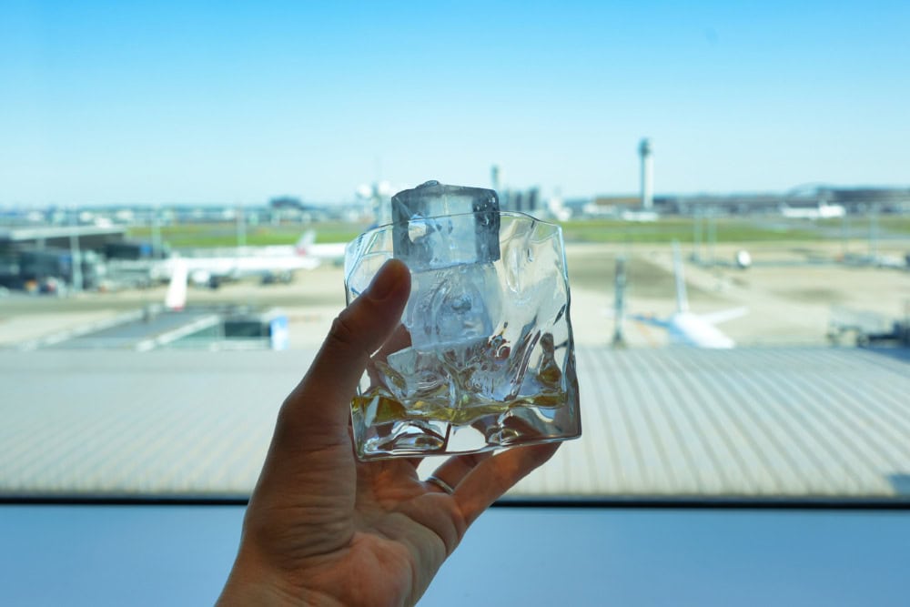 羽田空港国際線ターミナル・JALファーストクラスラウンジ・5階・JAL's SALON・山崎12年