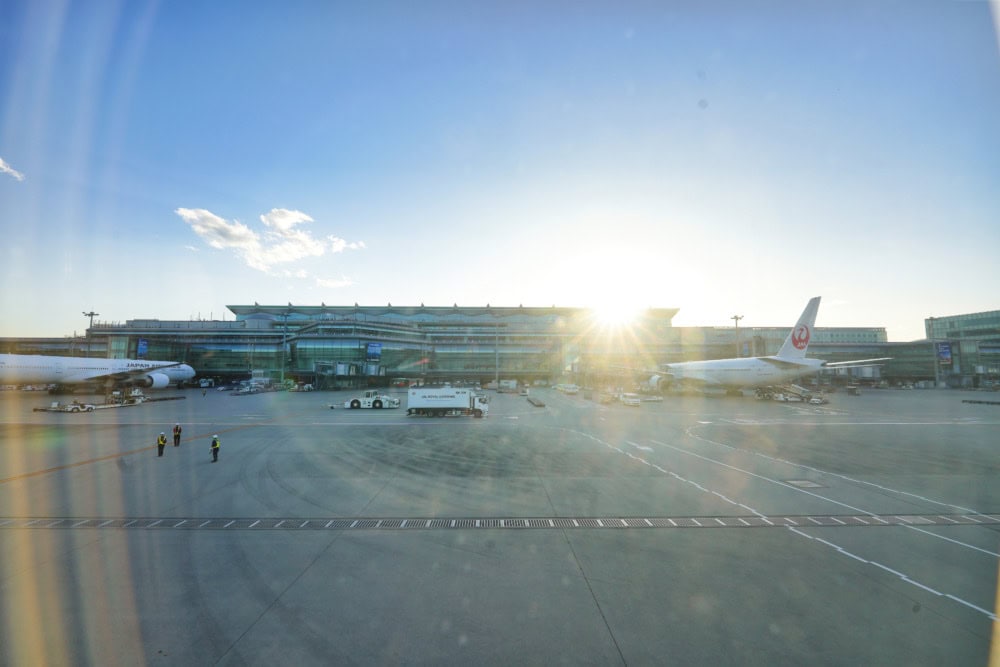 JAL国際線ファーストクラス搭乗記・羽田空港を出発