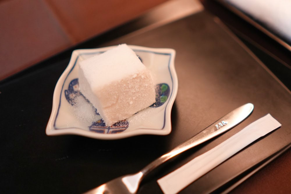 JAL国際線ファーストクラス搭乗記・和食・甘味