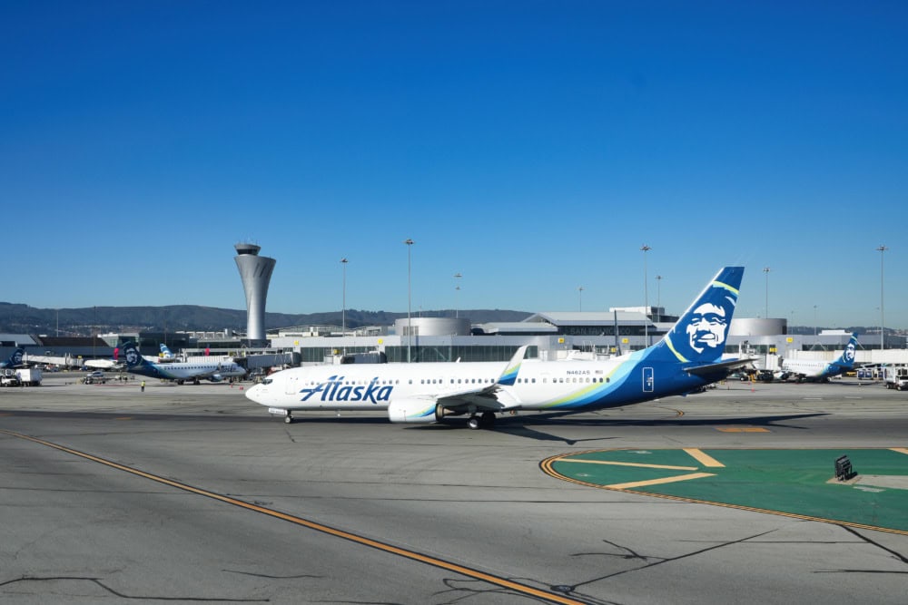 JAL国際線ファーストクラス搭乗記・サンフランシスコ国際空港に着陸