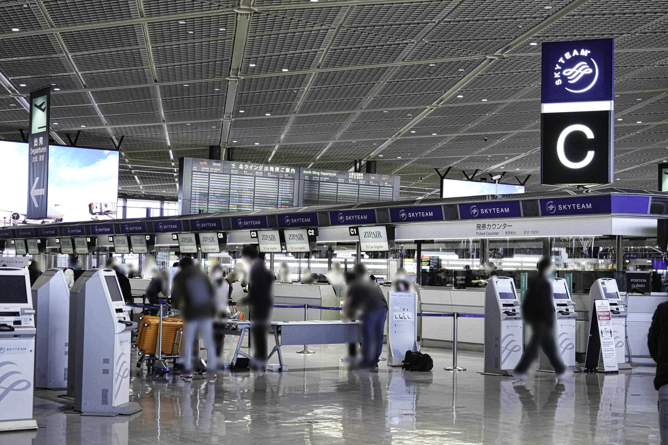 ZIPAIR搭乗記・成田空港第1ターミナル