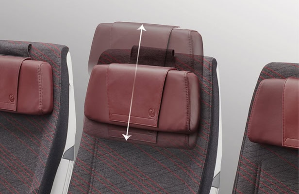 JAL国際線新型A350-1000・エコノミークラス・ヘッドレスト