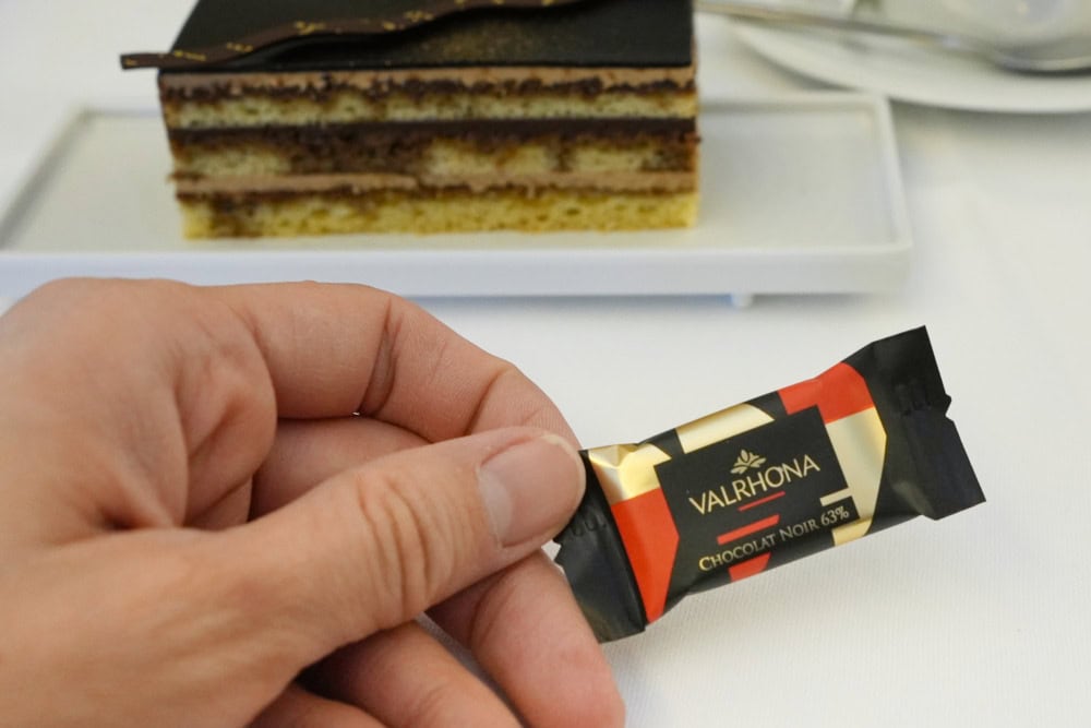 エールフランス・ビジネスクラス搭乗記・チョコレート