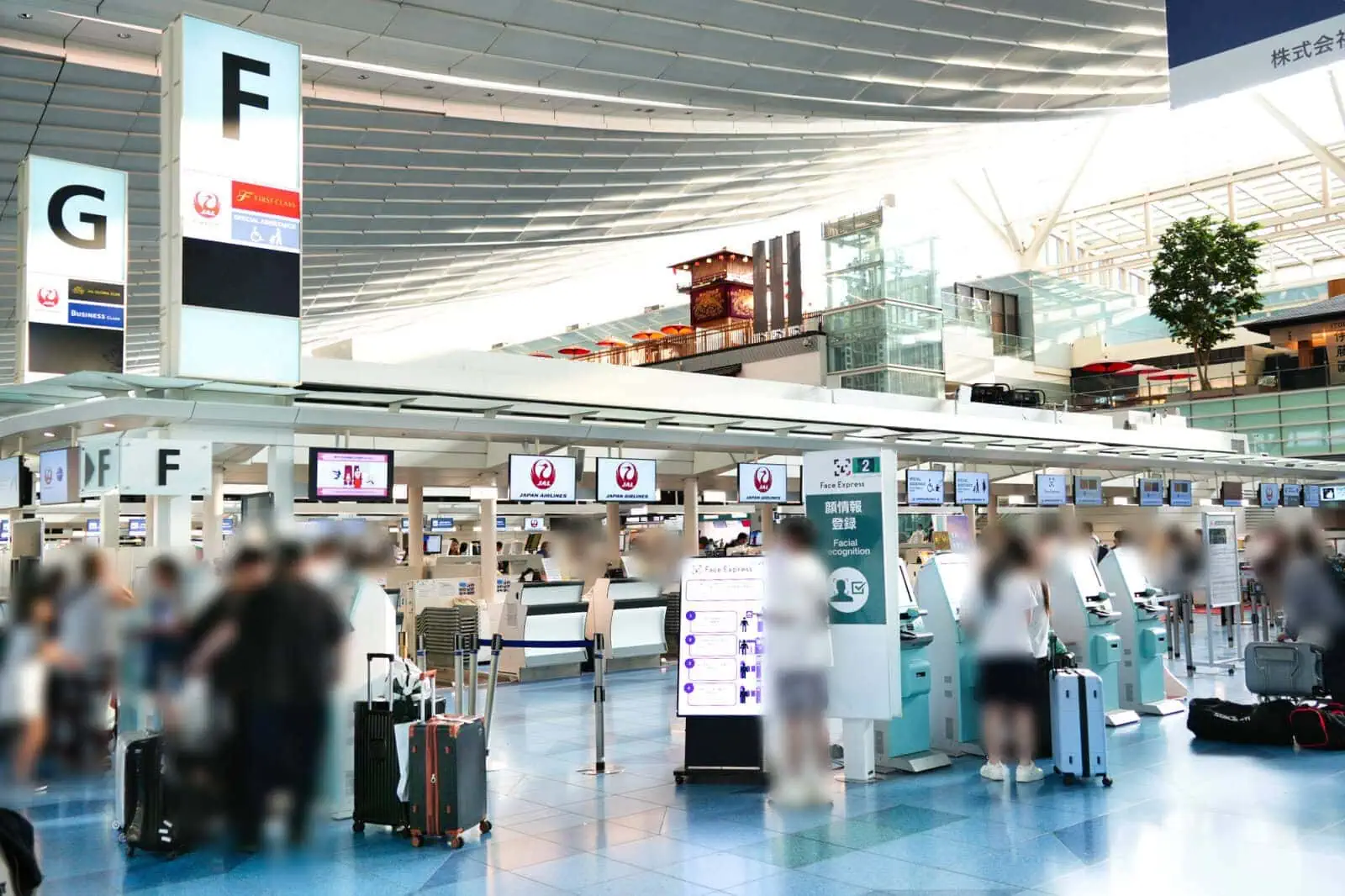 羽田空港第3ターミナル・JALファーストクラスチェックイン