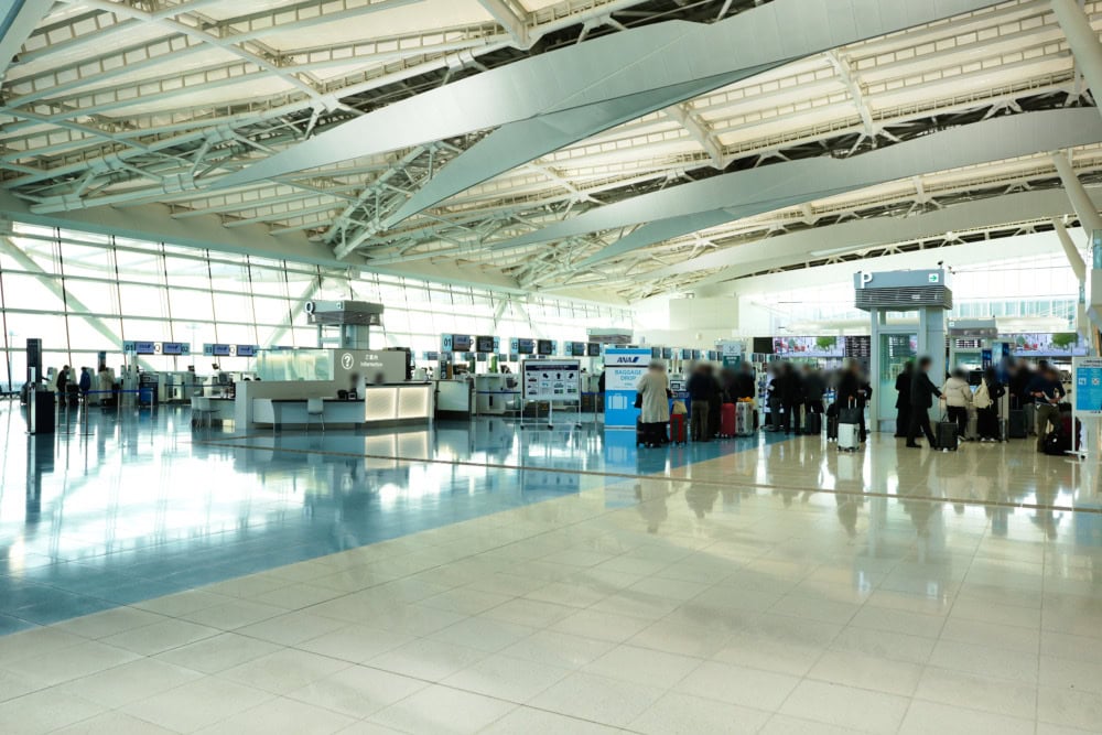 羽田空港第2ターミナル・出発ロビー