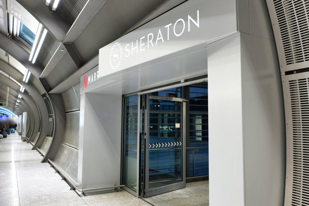 Sheraton Frankfurt Airport Hotel & Conference Center宿泊記・ホテルの入口