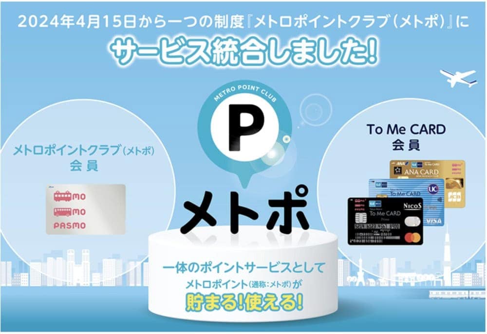 メトロポイントはメトロに
