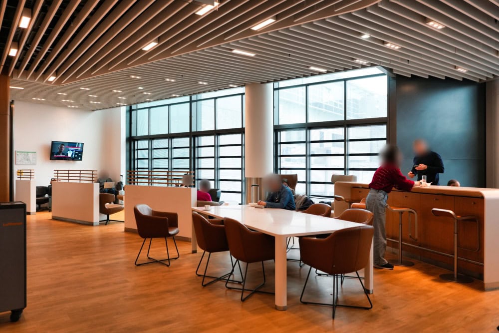 フランクフルト空港・ Lufthansa Business Lounge A13 (Schengen)・シーティングエリア