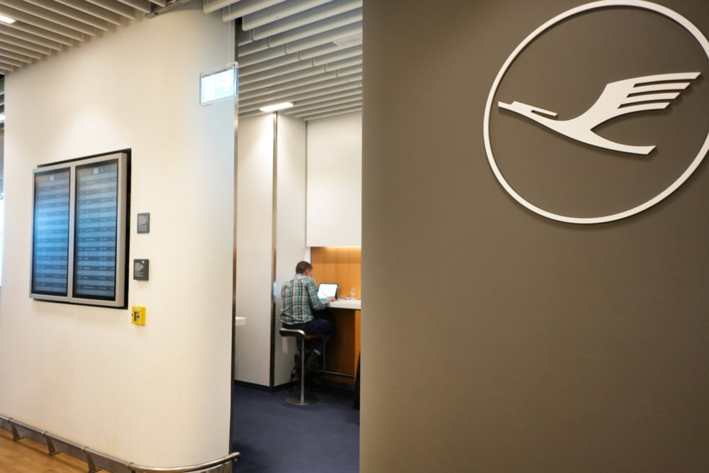 フランクフルト空港・ Lufthansa Business Lounge A13 (Schengen)・ビジネスセンター