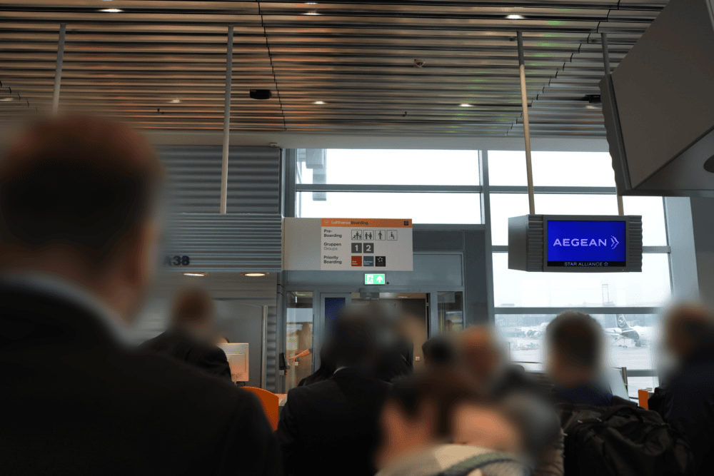 エーゲ航空ビジネスクラス搭乗記・搭乗開始