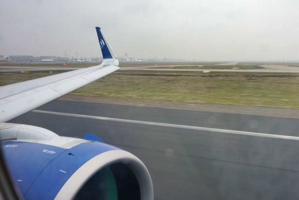 エーゲ航空ビジネスクラス搭乗記・離陸
