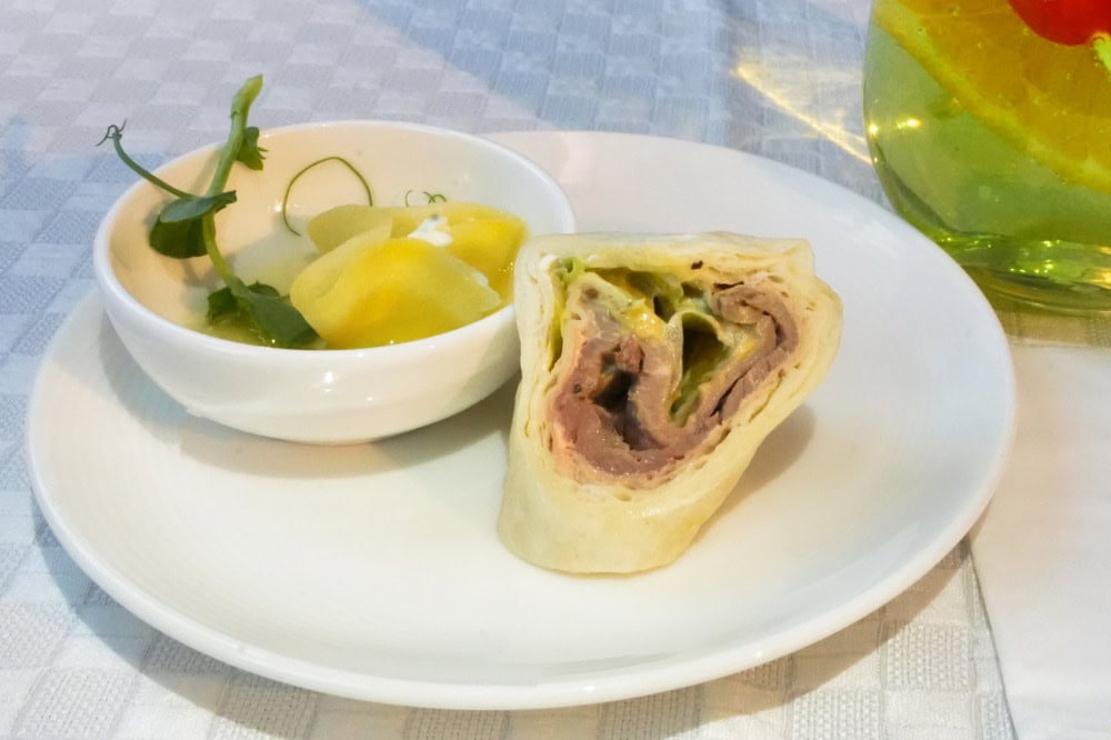 エバー航空ビジネスクラス搭乗記・前菜