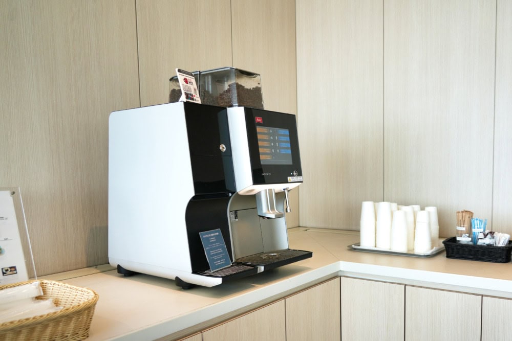 Sky Loungeのコーヒーマシン