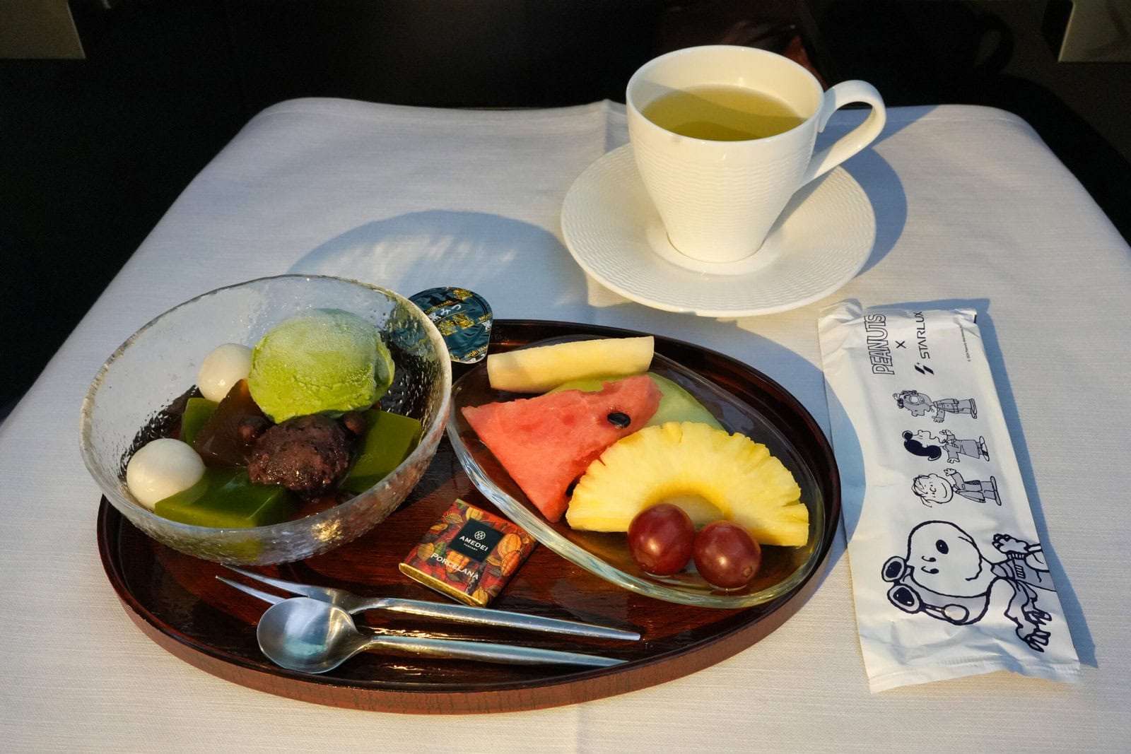 スターラックス航空ビジネスクラス搭乗記・機内食編・今半コラボメニュー・デザート