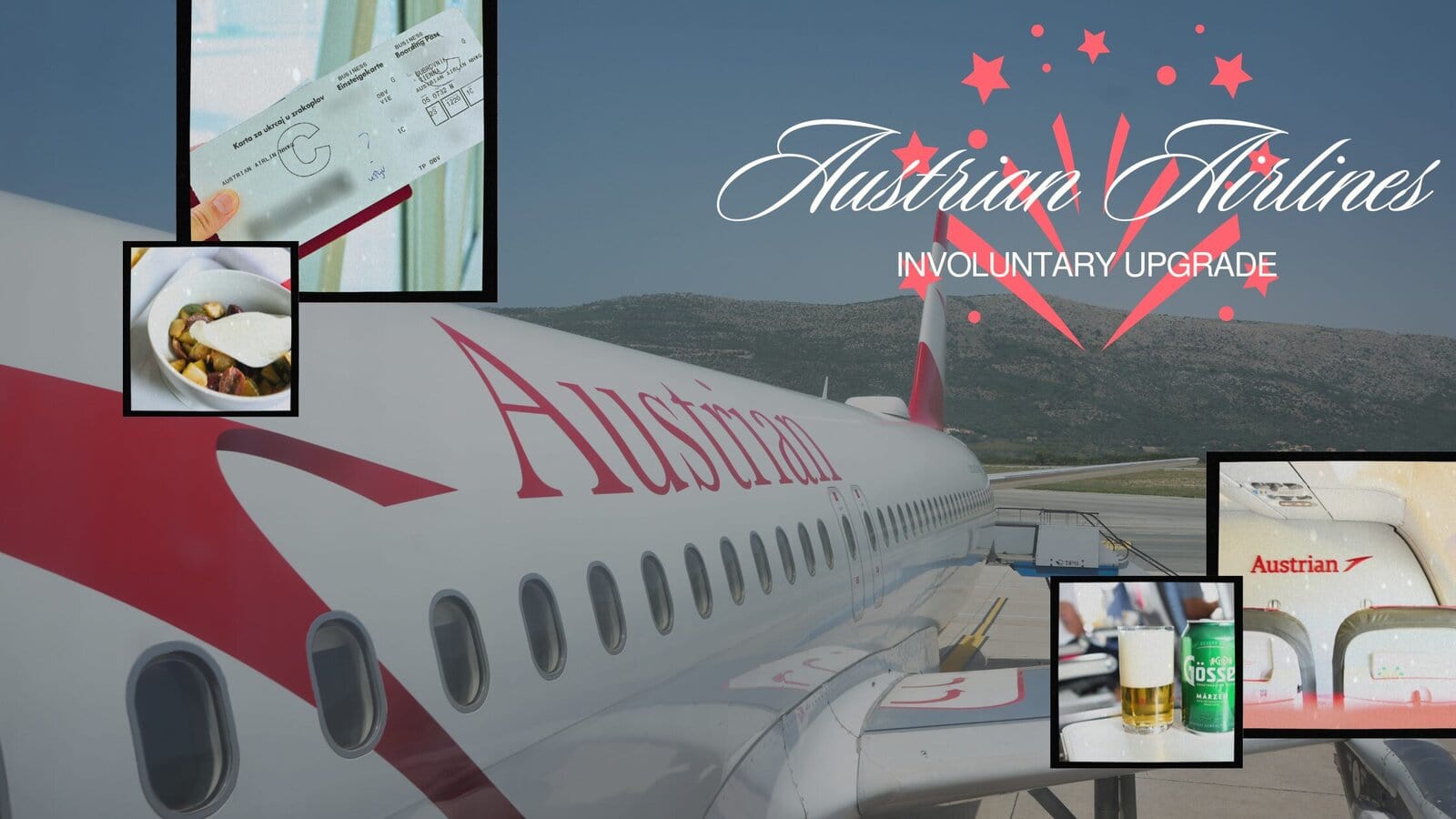 オーストリア航空インボラアップグレード体験記