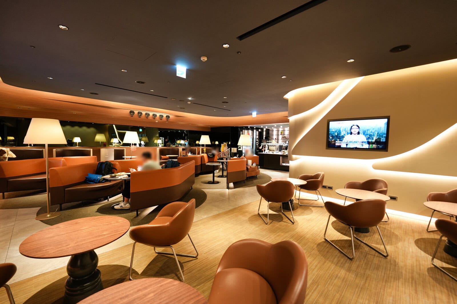 桃園国際空港ターミナル1スターラックスラウンジ・シーティングエリア3