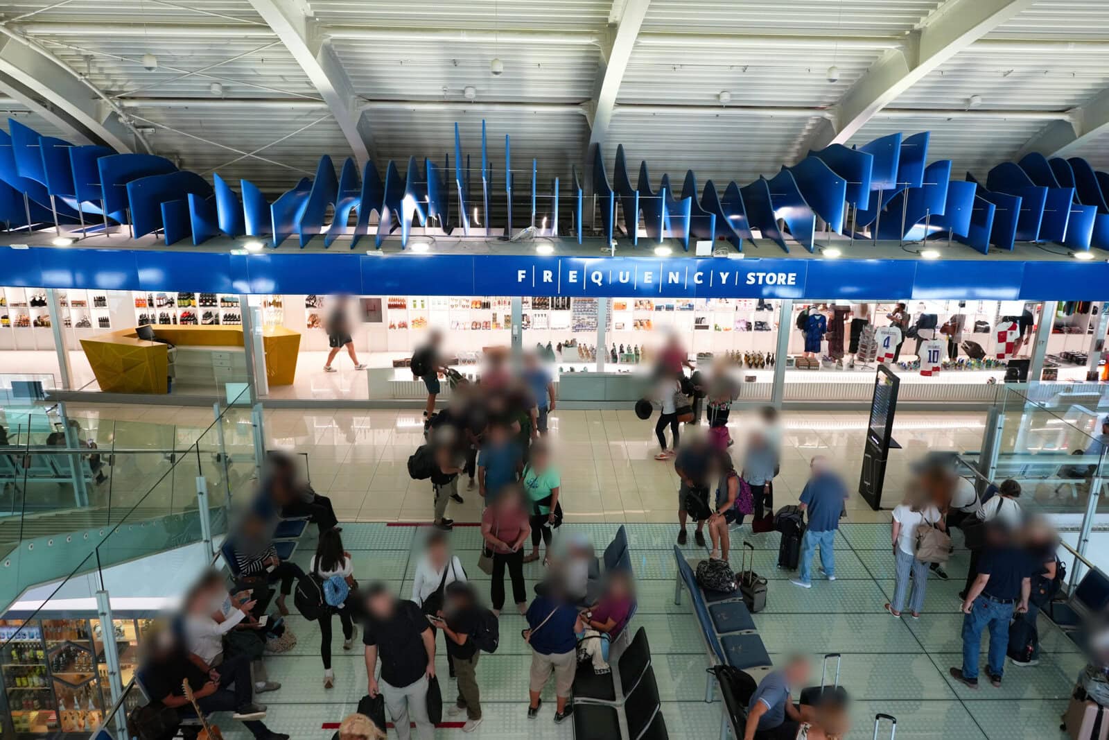 ドゥブロヴニク国際空港・出発ゲート